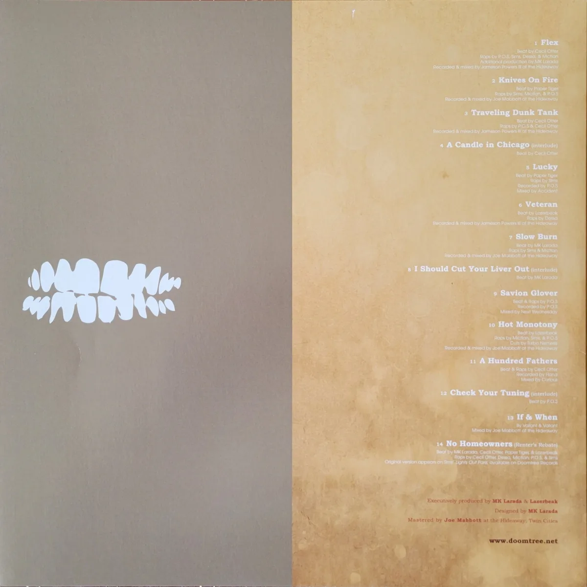 inner sleeve with credits