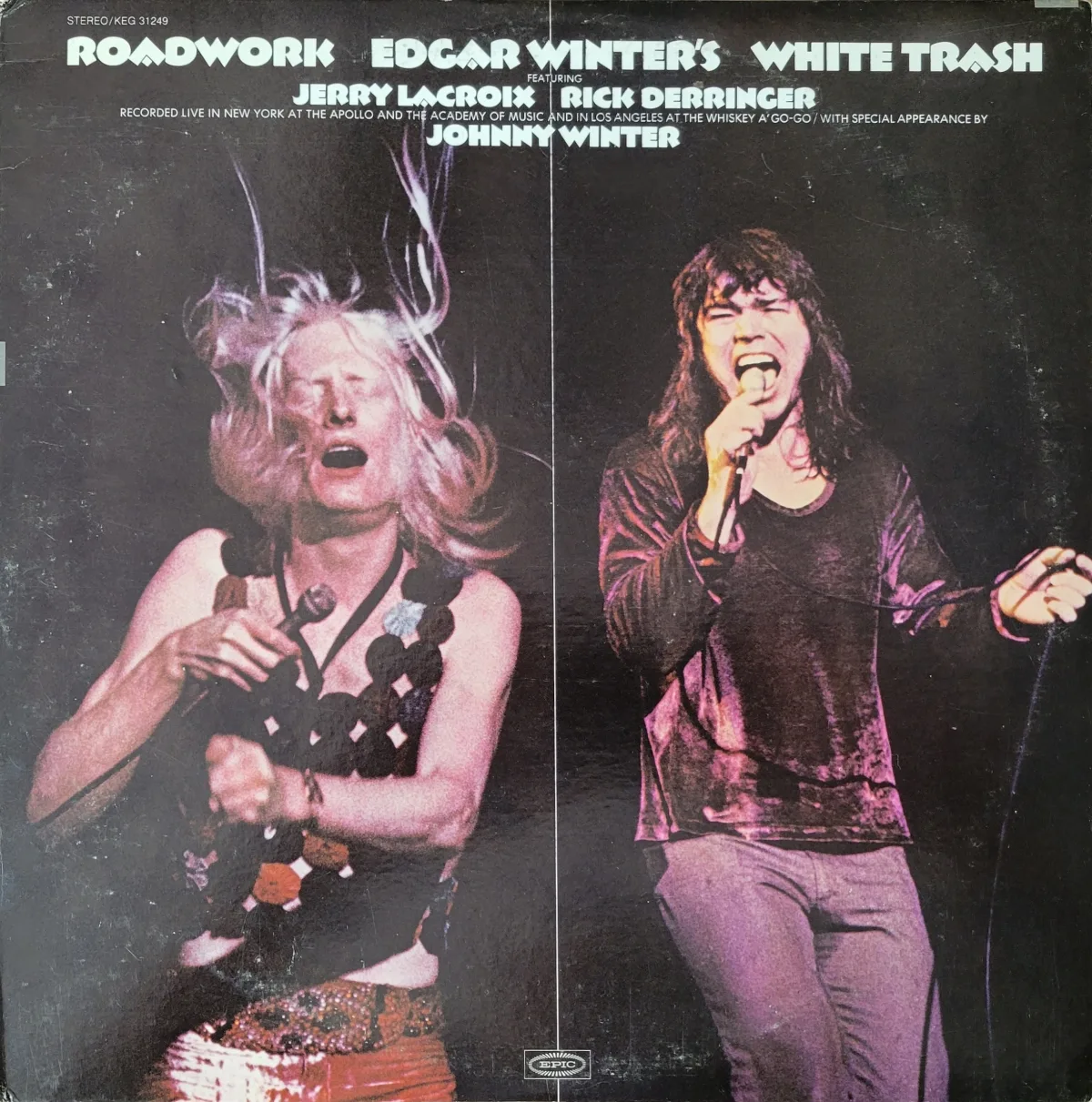 Edgar Winter’s White Trash, Roadwork, 1972 on Epic