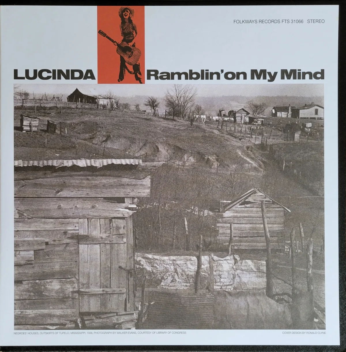 Lucinda Williams, Ramblin’ On My Mind, 1979 on Folkways