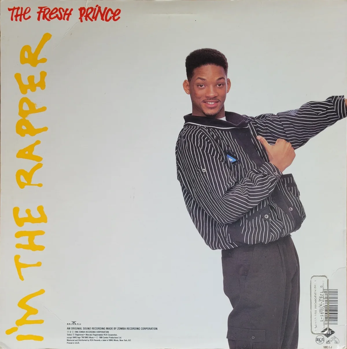 DJ Jazzy Jeff & The Fresh Prince, He’s the DJ, I’m The Rapper, 1988 on Jive