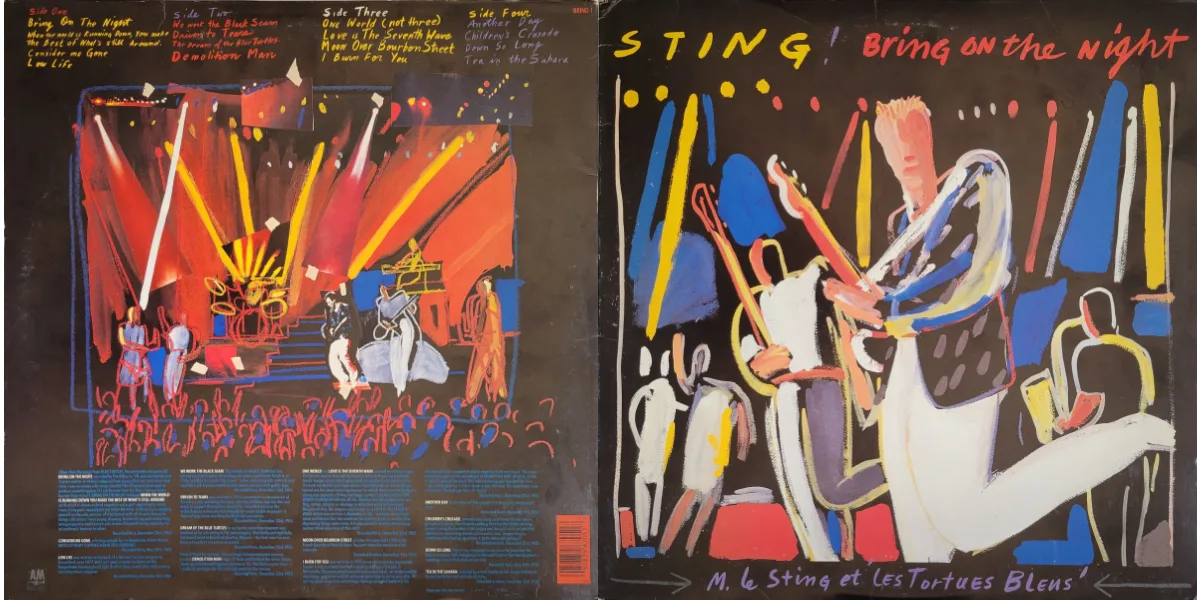 Sting, Bring On The Night, 1986 on A&M – Goatless