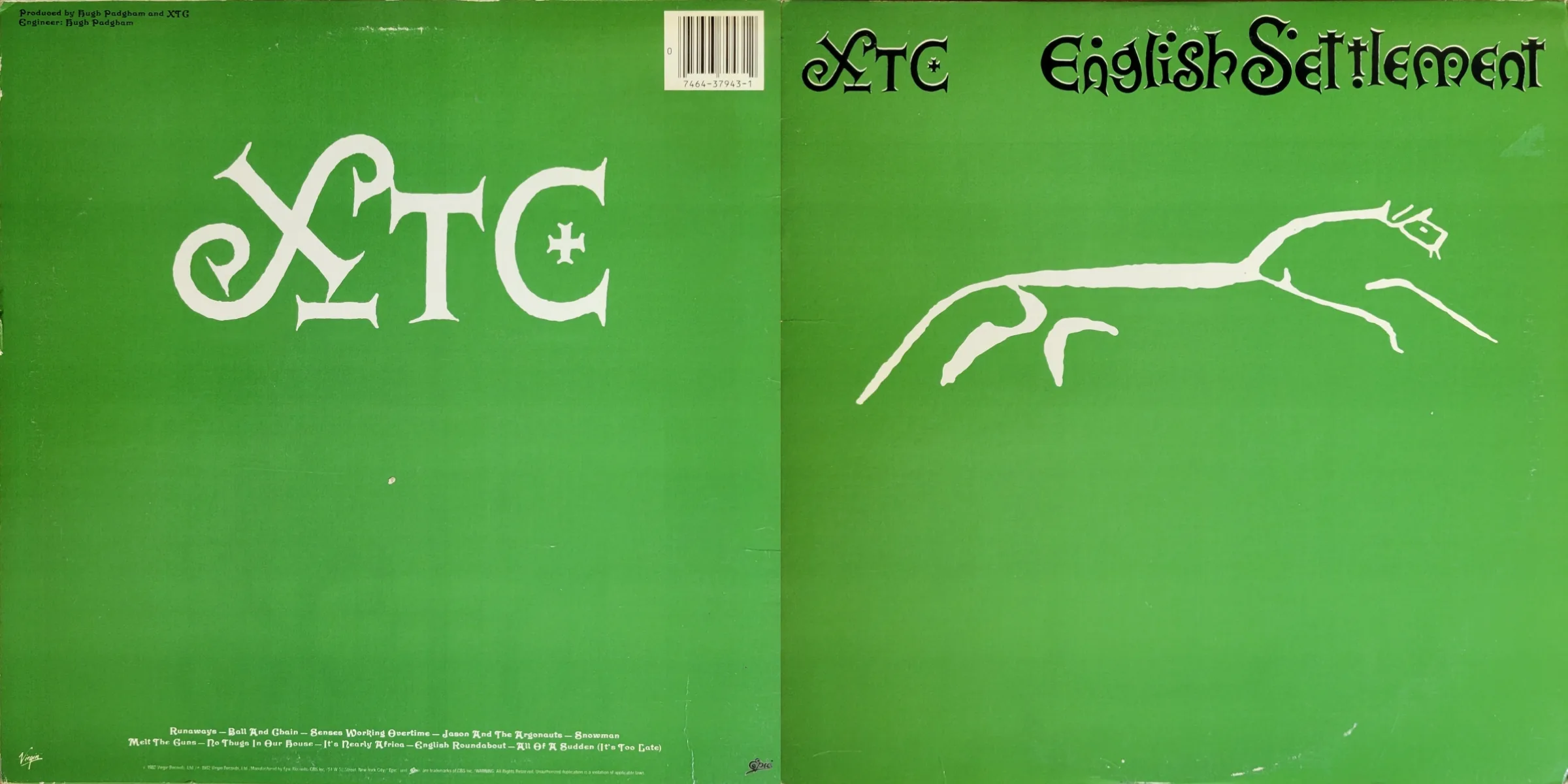 XTC, English Settlement, 1982 on Virgin/Epic – Goatless