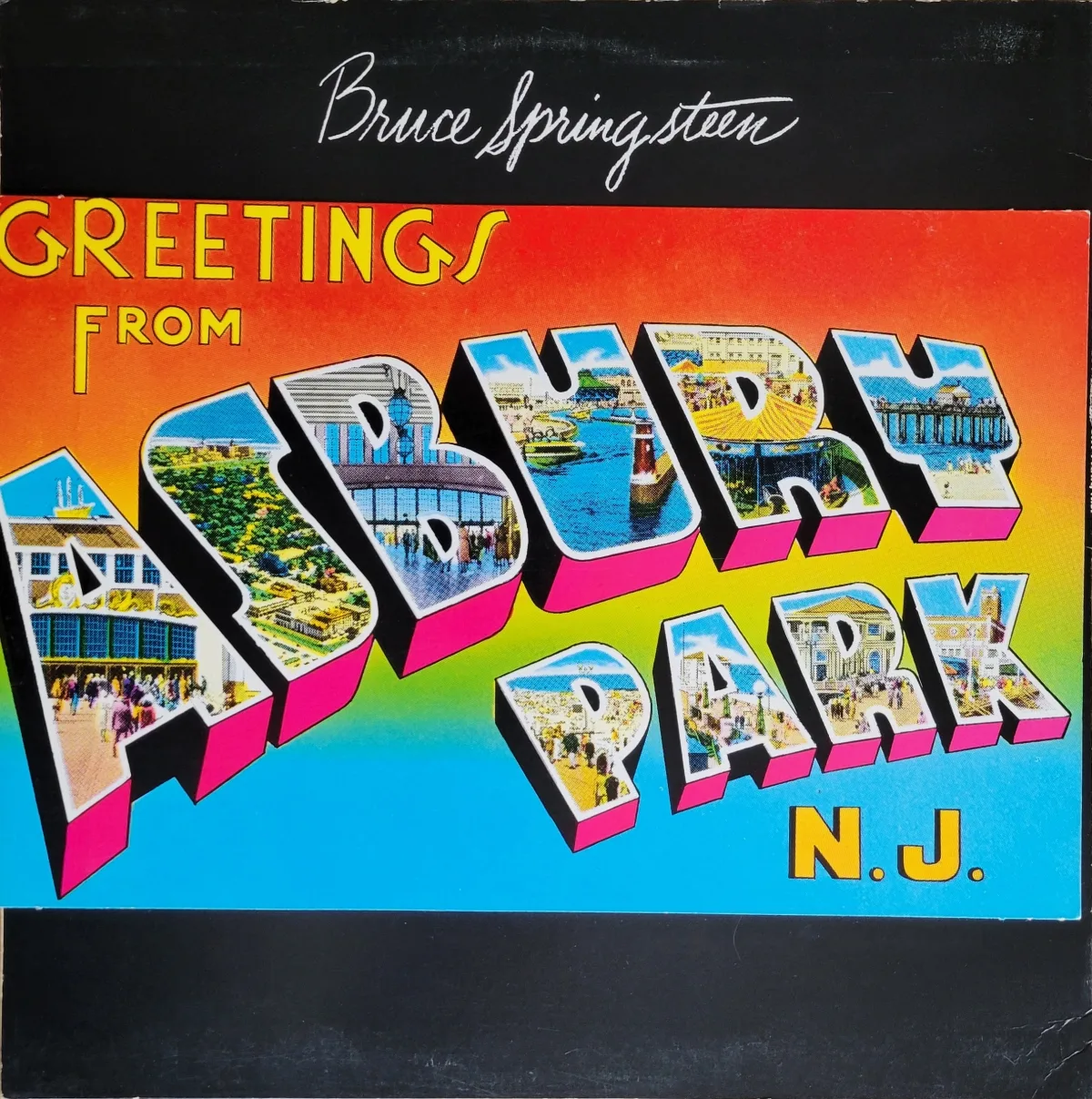 Bruce Springsteen, Greetings From Asbury Park N.J., 1973 on Columbia