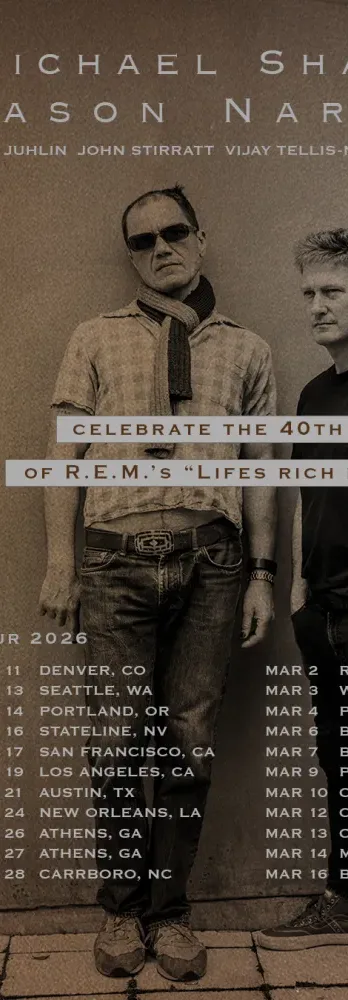 Michael Shannon, Jason Narducy and Friends, Life’s Rich Pageant, March 6th, 2026 at Royale in Boston