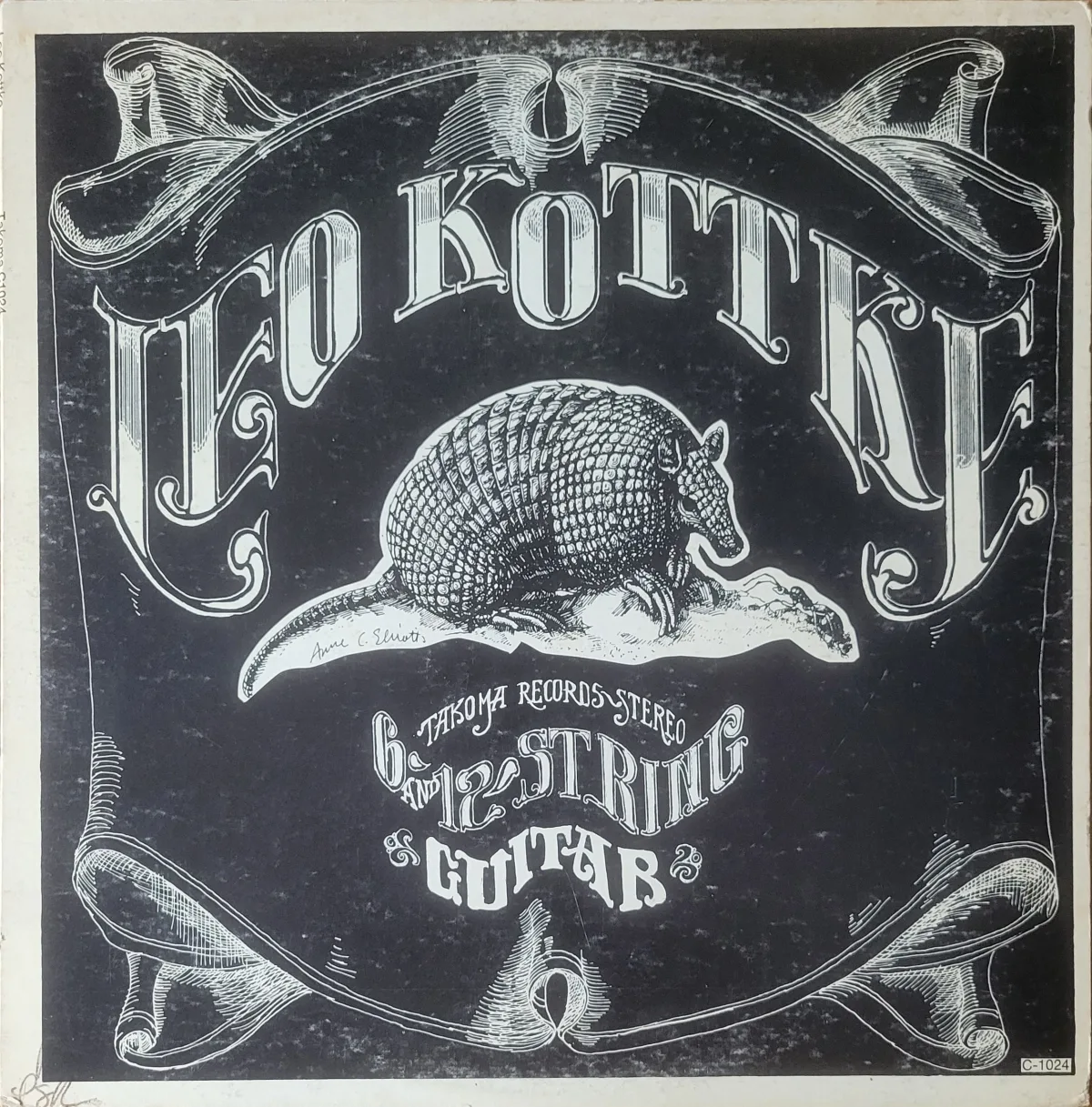 Leo Kottke, 6-and 12-String Guitar, 1969 on Takoma